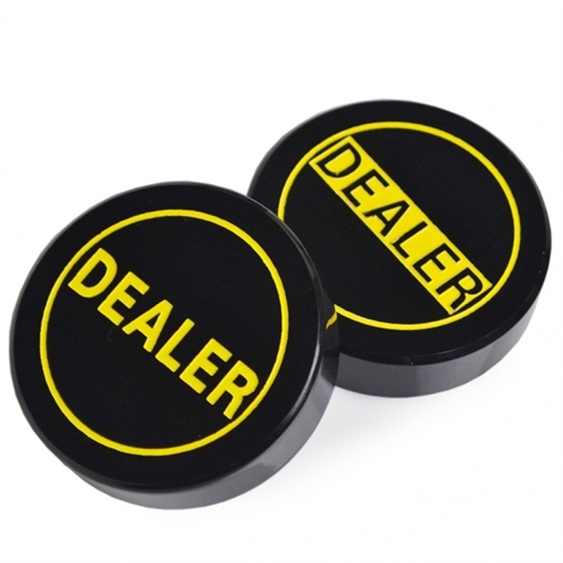 Acrylic Poker Dealer Button Texas Hold'em2